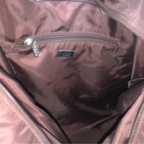 The Sak Fall Knit Shoulder Bag Catch All Autumn Purse Brown Carry All - Picture 5 of 6